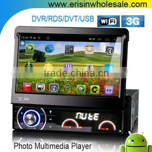 Erisin ES8990A 7" Universal 1 Din Car DVD With GPS WiFi 3G DVR thumbnail-1
