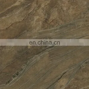 Brown Color Amazing Infinite Connect Design New Age Design Tile in Tile Market Polished Surface Porcelain Floor Tile thumbnail-4