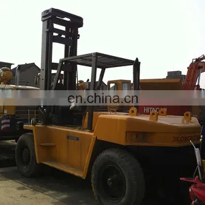 Japan 10ton Komatsu FD100 Diesel Forklift on Sale in Shanghai thumbnail-2