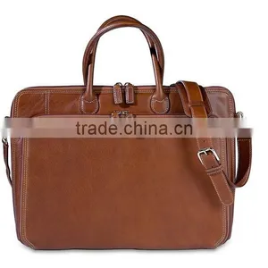 High Quality Genuine Leather Ladies Laptop Bag Women Business Bag Leather Briefcase thumbnail-3