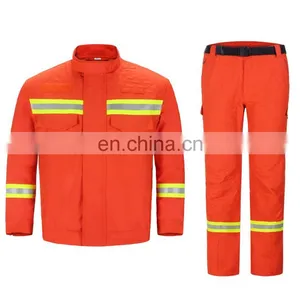 EN11612 D3 E3 Reusable Reflective Thermal Wool FR Protective Fire Retardant Clothing for Men Safety in Winter Working thumbnail-5