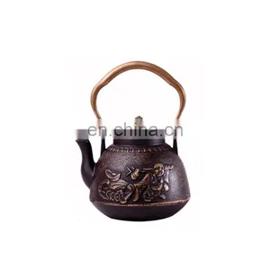 Cast Iron 500ml Tea Cup Saucermetal European Nordic Magic Tea Pot thumbnail-3