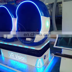 Shopping Mall Commercial Carnival Game Machine 2 Seats 9D VR Cinema Egg Chair for Sale thumbnail-4