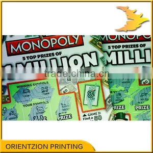 Lottery Ticket Printing, Lottery Card Printing. thumbnail-2