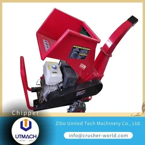 Wood Chipper Shredder, Utmach Green Wastechipper thumbnail-1
