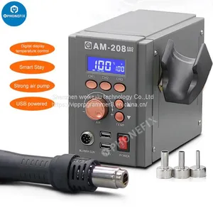 Amaoe AM-208 Digital Display Hot Air Gun Rework Soldering Station thumbnail-1