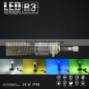 New Arrivals 40W 4800lm Waterproof R3 Plug And Play Car LED HeadLight H4 H7 H11 9005 9006 H1 H3 H13 9004 9007 for Toyota Land thumbnail-5