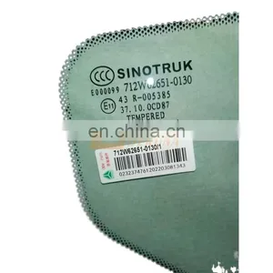 Sinotruk HOWO Sitrak C5H/C7H Heavy Truck Spare Parts 810W62645-0038/3 Right Door Glass (Transparent) thumbnail-1