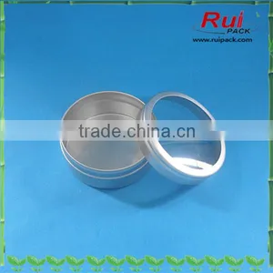 Empty Aluminum Jar With Clear Window for Cosmetic,skin Care Aluminum Jar Packaging thumbnail-1