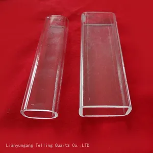 Customized Squared Quartz Glass Tube Fabricated Quartz Tube thumbnail-1