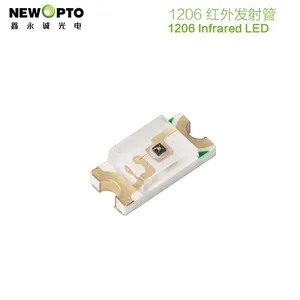 SMD 1206 InfraRed LED IR LED for Filling Light, IR Night Version, Security Monitoring, Visual Doorbell, Newopto thumbnail-1