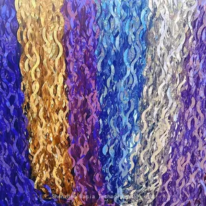 S-Shaped Curved Foil Curtains - Laser Wave for Birthday & Event Photo Backdrops thumbnail-2