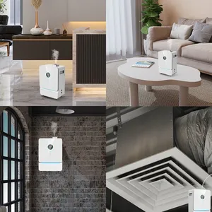Premium Cloud Storage WIFI Wall Mount Diffuser 500ml Essential Oil Capacity Bottle Commercial HVAC Aroma Machine thumbnail-5