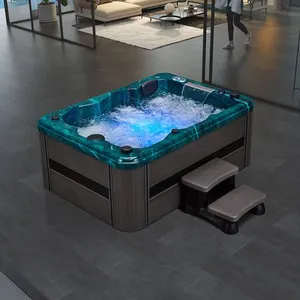 Multiple Person Rectangular Massage Bathtub Home-use Independent Massage Surfing thumbnail-4