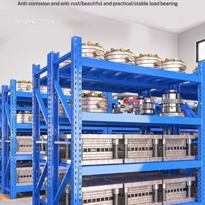 Heavy-duty Industrial Rack FW-ST243 | Triangular Reinforced Bracing & Thickened Columns | 500kg/Level Capacity Mold Storage for Factory Workshops thumbnail-1