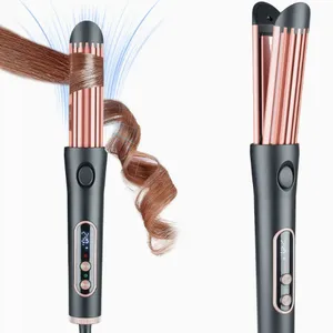 Electric Curling Iron/cold Air Styling Straightener/dual-purpose Curling and Straightening Board Clamp（Wechat:13510231336） thumbnail-1