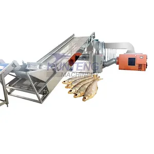 Customization Continuous Conveyor Shrimp Dryer Machine Sea Food Dryers Drying Machine thumbnail-1