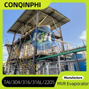 Customizable Double-effect MVR Evaporator for Specific Industrial Effluent Volume thumbnail-2
