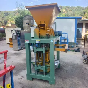 QT4-35 Semi Automatic Cement Hollow Block Making Machine Multifunctional Concrete Paver Brick Maker ISO CE Factory Supply thumbnail-3