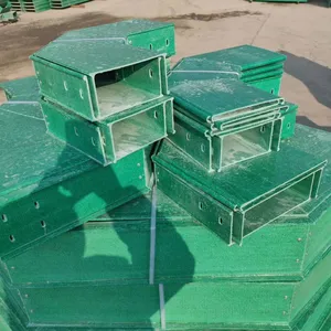 Waterproof Fiberglass Cable Tray and Support Tray for Outdoor Installation thumbnail-1