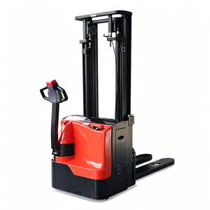 High Load 2 Ton Pedestrian Pallet Lift Forklift Electric Stacker thumbnail-1