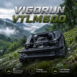 Vigorun VTLM600 Remote‑Control Crawler Flail Mower CE/EPA Certified for 45° Hillside Multi‑Terrain Operations thumbnail-1