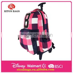 Amazing Design of Kids Trolley Bags With Wheels Trolley School Bag With Top Quality for Girls thumbnail-2