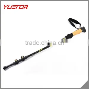 Cork Handle Material and Carbon Fiber Shaft Material Carbon Fiber Telescopic Trekking Pole thumbnail-1