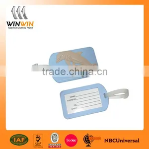 Mini Cartoon Taxi Shape PVC Luggage Tag thumbnail-6