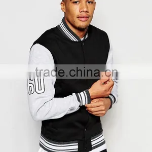 New 2016 Fashion Mens Button Up Baseball Varsity Jacket thumbnail-4