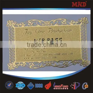 MDC028 Engraved Membership Metal Business Card thumbnail-1