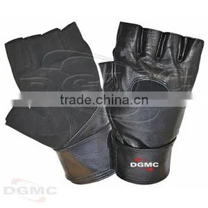 Leather Weight Lifting Gloves thumbnail-1