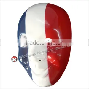 French Flag Clown Doll Mask thumbnail-2