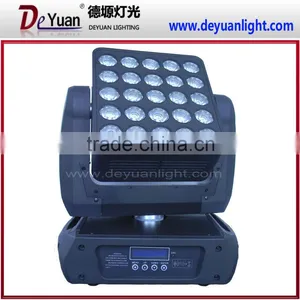 Super Bright Panel Matrix Beam Led Moving Head 25PCSx12W 4 in 1 Stage Light thumbnail-1