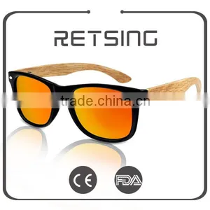 Fashion Accessory Skateboard Wooden Sunglasses With Plastic Frame thumbnail-3