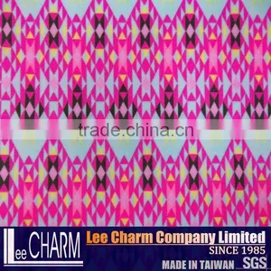 Nylon Spandex Geometry Print Swimming Fabric thumbnail-2