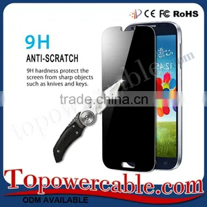 Wholesale Anti-Spy Tempered Glass Screen Protectors Film For Samsung Galaxy S4 Mobile Phones thumbnail-1