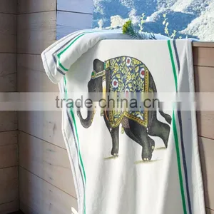 Customized Wholesale Printed Custom Print Beach Towel Quality Choice thumbnail-3
