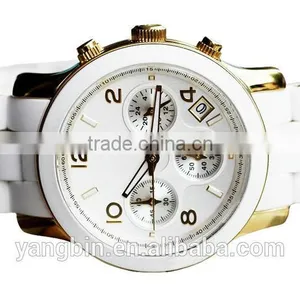 Silicon Band Luxury Comfortable Wear Lady Watch Made in China Factory thumbnail-3