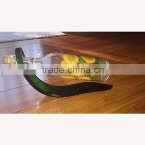 2015 Single Bottle Acrylic Green Wine Stand Counter Balanced New thumbnail-2
