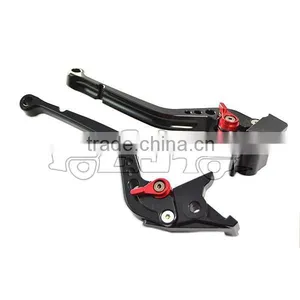 BJ-LS-003 Black Cnc Double Motorcycle Clutch Brake Lever for VFR750 1991-1997 thumbnail-1