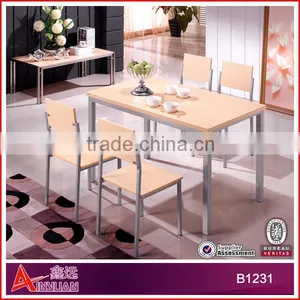 B1228 Modern Home Furniture Indoor Dining Table and Chairs thumbnail-4