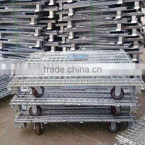 Galvanized Steel Wire Storage Cage / Warehouse Cage thumbnail-5