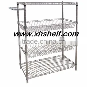 Wire Storage Shelf for Supermarket Light Duty or Home thumbnail-1