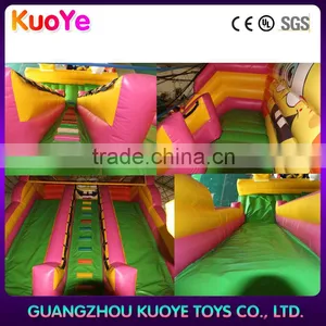 Spongebob Dual Lane Slide Inflatable thumbnail-3