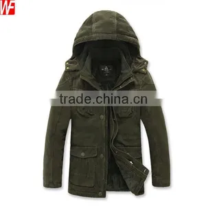High Quality Mens Winter Jacket Coat Casual Cotton-padded Mens Coat thumbnail-3