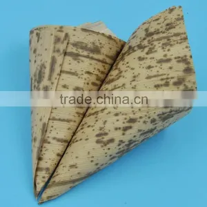 Disposable Bamboo Sheath / Leaf Cone thumbnail-1