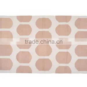 Natural Fibres Hand-woven Geo Pattern Rug thumbnail-1