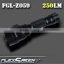 Aluminum Rechargeable R2 3 Watt Luxeon Led Flashlight thumbnail-2