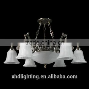 Die-casting Industrial Antique Aluminum Pendant Lamp With Fancy Flower thumbnail-4